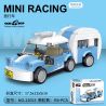 DECOOL 22053 non  XE KÉO MINI GA bộ đồ chơi xếp lắp ráp ghép mô hình Racers MINI RACING PACEMAKER Đua Tốc Độ 93 khối