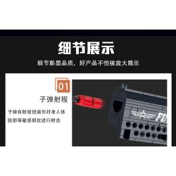MorkModel 051008 Mork Model 051008 non  SÚNG LỤC MÔ HÌNH DESERT EAGLE bộ đồ chơi xếp lắp ráp ghép mô hình FIREWIRE ALLIANCE 555 khối