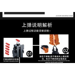 MorkModel 051008 Mork Model 051008 non  SÚNG LỤC MÔ HÌNH DESERT EAGLE bộ đồ chơi xếp lắp ráp ghép mô hình FIREWIRE ALLIANCE 555 khối