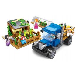 HENGTAI HT-6108 6108 HT6108 non  NÔNG TRẠI bộ đồ chơi xếp lắp ráp ghép mô hình FARM COTTAGE 510 khối