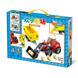 HENGTAI HT-6106 6106 HT6106 non  GẮN MÁY KÉO bộ đồ chơi xếp lắp ráp ghép mô hình TRACTOR 250 khối