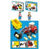 HENGTAI HT-6106 6106 HT6106 non  GẮN MÁY KÉO bộ đồ chơi xếp lắp ráp ghép mô hình TRACTOR 250 khối