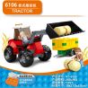 HENGTAI HT-6106 6106 HT6106 non  GẮN MÁY KÉO bộ đồ chơi xếp lắp ráp ghép mô hình TRACTOR 250 khối