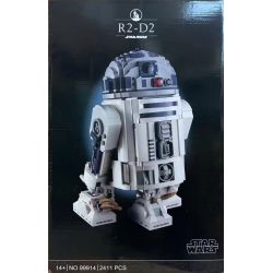 NOT  R2-D2 75308 99914 62001 77001 xếp lắp ráp ghép mô hình RAĐA RADA Star Wars Chiến Tranh Giữa Các Vì Sao 2314 khối