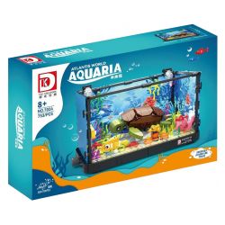 DK 7024 non  BỂ SINH THÁI RÙA bộ đồ chơi xếp lắp ráp ghép mô hình ATLANTIS WORLD AQUARIA SEA TURTLE 753 khối