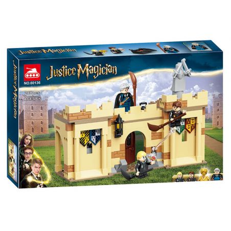 NOT  HOGWARTS FIRST FLYING LESSON 76395 SX 6054 TANK 60136 xếp lắp ráp ghép mô hình HOGWARTS BÀI HỌC BAY ĐẦU TIÊN Harry Potter Chú Bé Phù Thủy 264 khối