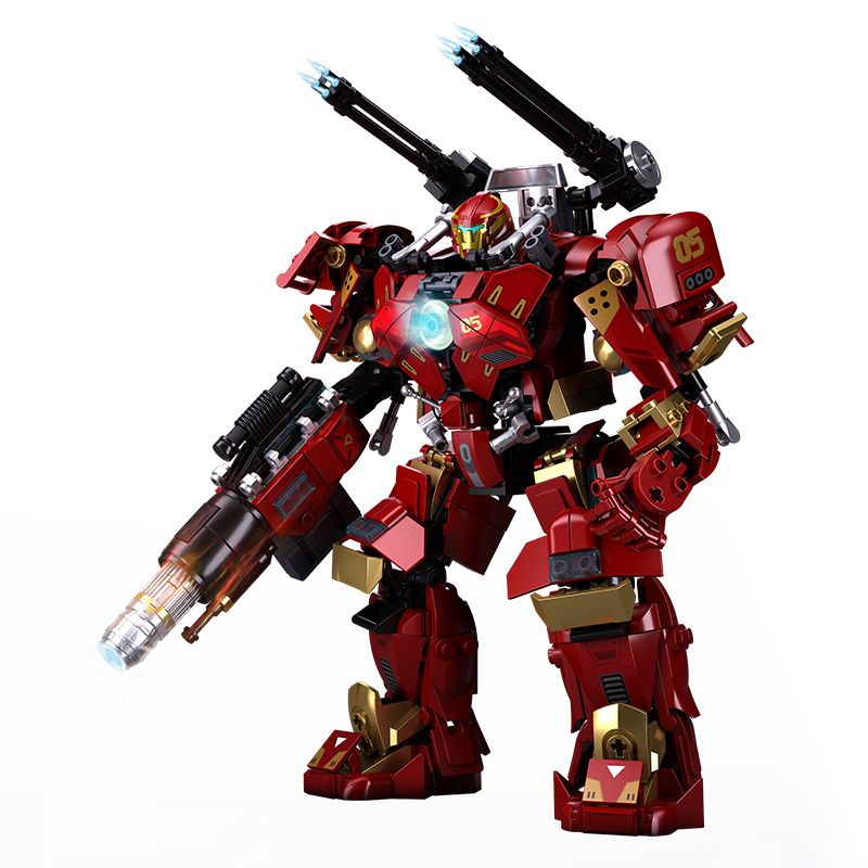 SLUBAN M38-B1181 B1181 1181 M38B1181 38-B1181 non  HULK CÔ ĐƠN bộ đồ chơi xếp lắp ráp ghép mô hình ROBOT THE LONE HULK 588 khối