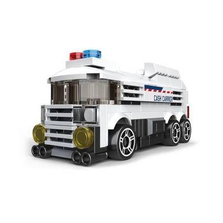 DECOOL 22033 non  XE KÉO MINI CẢNH SÁT CHỐNG BẠO ĐỘNG bộ đồ chơi xếp lắp ráp ghép mô hình Racers MINI RACING PACEMAKER Đua Tốc Độ 121 khối