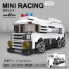 DECOOL 22033 non  XE KÉO MINI CẢNH SÁT CHỐNG BẠO ĐỘNG bộ đồ chơi xếp lắp ráp ghép mô hình Racers MINI RACING PACEMAKER Đua Tốc Độ 121 khối