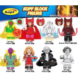 KOPF KF6134 6134 KF494 KF498 KF499 KF492 KF493 KF495 KF496 KF497 non  HÀNG TRĂM NGƯỜI 8 WANGDA FANTASY bộ đồ chơi xếp lắp ráp ghép mô hình Marvel Super Heroes Siêu Anh Hùng Marvel