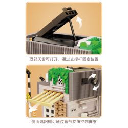 SHENG YUAN SY 8157 non  VŨ KHÍ NỔ LAIKEN bộ đồ chơi xếp lắp ráp ghép mô hình  TECHINQUE LYKAN Kỹ Thuật Công Nghệ Cao Mô Hình Phương Tiện 469 khối