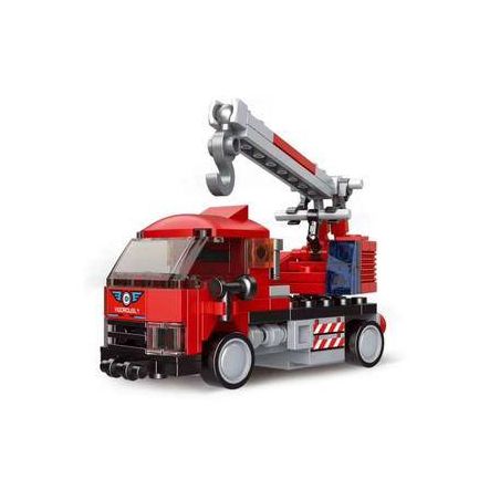 DECOOL 22030 non  XE KÉO LÙI CẦN CẨU CỨU HỎA bộ đồ chơi xếp lắp ráp ghép mô hình Racers MINI RACING PACEMAKER Đua Tốc Độ 104 khối