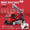 DECOOL 22030 non  XE KÉO LÙI CẦN CẨU CỨU HỎA bộ đồ chơi xếp lắp ráp ghép mô hình Racers MINI RACING PACEMAKER Đua Tốc Độ 104 khối