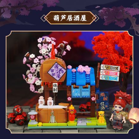 KEEPPLEY K20116 20116 non  LỄ HỘI BẦU IZAKAYA bộ đồ chơi xếp lắp ráp ghép mô hình Fairy Swordplay Tiên Kiếm Hiệp