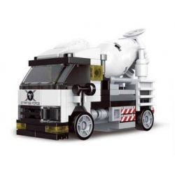 DECOOL 22029 non  XE KÉO LÙI TRỘN XI MĂNG bộ đồ chơi xếp lắp ráp ghép mô hình Racers MINI RACING PACEMAKER Đua Tốc Độ 124 khối