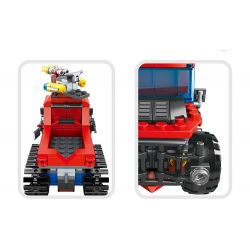 HENGTAI 6206 non  CỨU HỘ NỬA ĐƯỜNG RỪNG bộ đồ chơi xếp lắp ráp ghép mô hình 260 khối