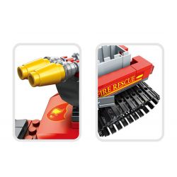 HENGTAI 6206 non  CỨU HỘ NỬA ĐƯỜNG RỪNG bộ đồ chơi xếp lắp ráp ghép mô hình 260 khối