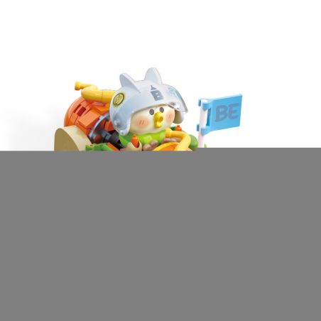 TOP TOY TC1705 1705 non  XE XÚC XÍCH CỦA CHÚ VẸT BEBE bộ đồ chơi xếp lắp ráp ghép mô hình Movie & Game HOT DOG CAR Phim Và Trò Chơi