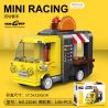 DECOOL 22046 non  XE KÉO MINI BÁN ĐỒ ĂN DI ĐỘNG bộ đồ chơi xếp lắp ráp ghép mô hình Racers MINI RACING PACEMAKER Đua Tốc Độ 145 khối