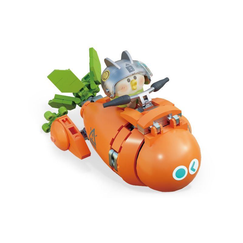 TOP TOY TC1704 1704 non  VẸT NHỎ XE ĐẨY CÀ RỐT CỦA BEBE bộ đồ chơi xếp lắp ráp ghép mô hình Movie & Game CARROT Phim Và Trò Chơi