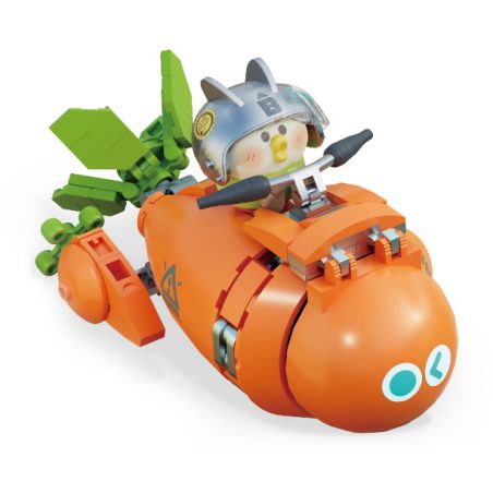 TOP TOY TC1704 1704 non  VẸT NHỎ XE ĐẨY CÀ RỐT CỦA BEBE bộ đồ chơi xếp lắp ráp ghép mô hình Movie & Game CARROT Phim Và Trò Chơi