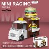 DECOOL 22045 non  XE TẢI KÉO MINI BURGER DI ĐỘNG bộ đồ chơi xếp lắp ráp ghép mô hình Racers MINI RACING PACEMAKER Đua Tốc Độ 149 khối