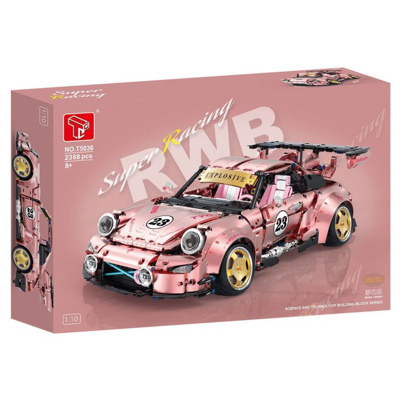 TA GAOLE T5036A 5036A T5036B 5036B non  RWB CẤU ?​HÌNH THẤP PORSCHE 911 tỷ lệ 1:10 bộ đồ chơi xếp lắp ráp ghép mô hình  Kỹ Thuật Công Nghệ Cao Mô Hình Phương Tiện 2368 khối