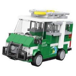 DECOOL 22044 non  XE KÉO MINI LƯỚT SÓNG bộ đồ chơi xếp lắp ráp ghép mô hình Racers MINI RACING PACEMAKER Đua Tốc Độ 119 khối