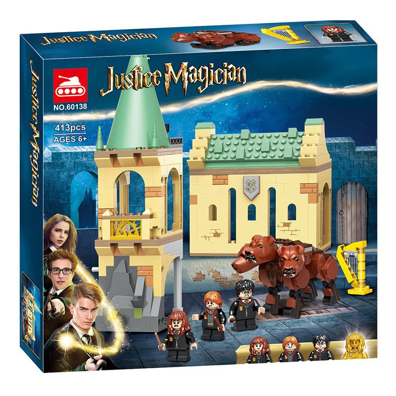 NOT  HOGWARTS FLUFFY ENCOUNTER 76387 SX 6055 TANK 60138 xếp lắp ráp ghép mô hình HOGWARTS CUỘC GẶP GỠ ÊM ĐỀM NHẸ NHÀNG Harry Potter Chú Bé Phù Thủy 397 khối