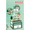 ZHEGAO 00288 non  HỘP QUÀ MÈO bộ đồ chơi xếp lắp ráp ghép mô hình Valentine's Day CAT BOX Lễ Tình Nhân 495 khối