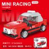 DECOOL 22020 non  XE KÉO LÙI TAXI MÀU ĐỎ bộ đồ chơi xếp lắp ráp ghép mô hình Racers MINI RACING PACEMAKER Đua Tốc Độ 99 khối