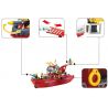QMAN ENLIGHTEN KEEPPLEY 909 non  TÀU CỨU HỎA LỚN TRÊN BIỂN bộ đồ chơi xếp lắp ráp ghép mô hình City FIRE RESCUE MULTI-FUNCTION SHIP Thành Phố 359 khối