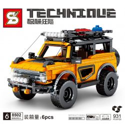 SY 8502 non  MÁY TÍCH LŨY FORD BRONCO bộ đồ chơi xếp lắp ráp ghép mô hình  FORD BRONCO SUV Kỹ Thuật Công Nghệ Cao Mô Hình Phương Tiện 931 khối
