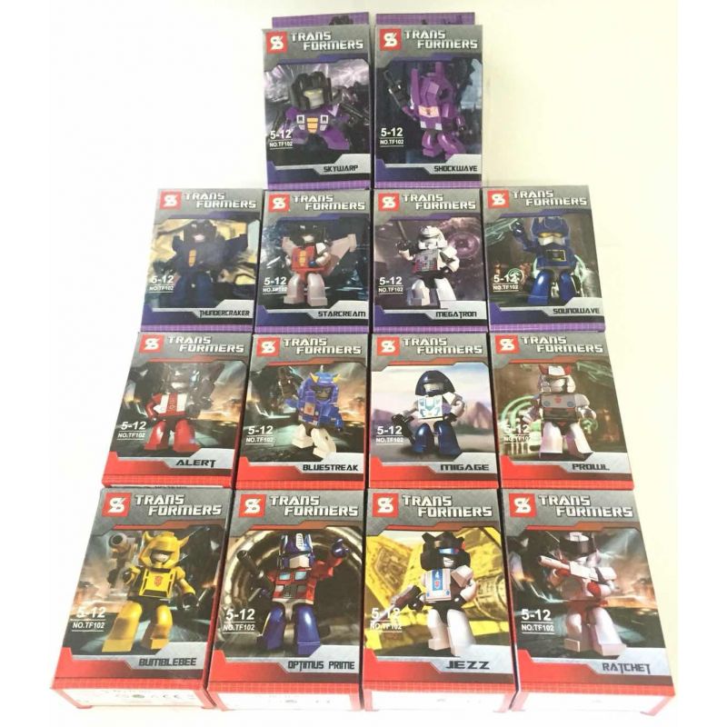 SHENG YUAN SY TF102 non  MÁY BIẾN ÁP 16 ĐÔ LA bộ đồ chơi xếp lắp ráp ghép mô hình Transformers Robot Đại Chiến Người Máy Biến Hình