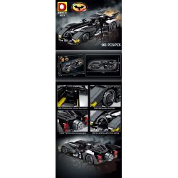 DUO LE PIN 8503 SY 8503 non  XE LÙI BATMOBILE 1989 bộ đồ chơi xếp lắp ráp ghép mô hình  TECHINQUE Kỹ Thuật Công Nghệ Cao Mô Hình Phương Tiện 966 khối
