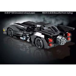 DUO LE PIN 8503 SY 8503 non  XE LÙI BATMOBILE 1989 bộ đồ chơi xếp lắp ráp ghép mô hình  TECHINQUE Kỹ Thuật Công Nghệ Cao Mô Hình Phương Tiện 966 khối