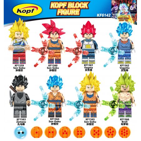 KOPF KF6142 6142 KF1559 1559 KF1560 1560 KF1561 1561 KF1562 1562 KF1563 1563 KF1564 1564 KF1565 1565 KF1566 1566 non  8 NHÂN VẬT NHỎ VIÊN NGỌC RỒNG bộ đồ chơi xếp lắp ráp ghép mô hình Movie & Game Phim Và Trò Chơi