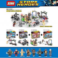 XINH X301D 301D X301A 301A X301B 301B X301C 301C non  BATMAN V SUPERMAN BATTLE ARENA 4 LOẠI bộ đồ chơi xếp lắp ráp ghép mô hình Dc Comics Super Heroes Siêu Anh Hùng Dc