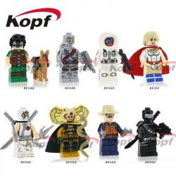 KOPF KF6028 6028 KF348 KF349 KF350 KF351 KF352 KF353 KF354 KF355 non  LỰC LƯỢNG ĐẶC BIỆT MINIFIGURES 8 LOẠI bộ đồ chơi xếp lắp ráp ghép mô hình Swat Special Force G.I. JOE Đặc Nhiệm