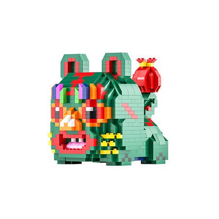 LELE BROTHER W2506 2506 W2501 2501 W2502 2502 W2503 2503 W2504 2504 W2505 2505 non  NGŨ HỔ ĐẾN CỬA 5 PHONG CÁCH MAY MẮN AN TOÀN ƯỚC NGUYỆN HỘ MỆNH bộ đồ chơi xếp lắp ráp ghép mô hình Chinese Traditional Festivals Lễ Hội Cổ Truyền 4996 khối