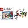 NOT  SPIDER-MAN & DOCTOR OCTOPUS MECH BATTLE 76198 XSZ KSZ 1020 xếp lắp ráp ghép mô hình TRẬN CHIẾN NGƯỜI NHỆN & BÁC SĨ BẠCH TUỘC GIỮA VÀ Marvel Super Heroes Siêu Anh Hùng Marvel 305 khối