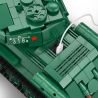 CADA DOUBLEE C61072 61072 non  XE TĂNG HẠNG TRUNG T-34 CỦA LIÊN XÔ TRONG THẾ CHIẾN II bộ đồ chơi xếp lắp ráp ghép mô hình Military Army Quân Sự Bộ Đội 722 khối