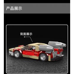 MouldKing 27017 Mould King 27017 non  XINQING XIAODIAN 4 LOẠI KẸO NGỌT TRÁI TIM NÓN NIỀM VUI BÁNH MỀM NƯỚC CHUA bộ đồ chơi xếp lắp ráp ghép mô hình Racers ALAND AIRSHIP Đua Tốc Độ 302 khối