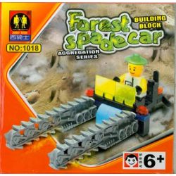 ZEPHYR KNIGHT 1018 non  XE THUỔNG RỪNG bộ đồ chơi xếp lắp ráp ghép mô hình City FOREST SPADECAR Thành Phố