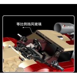 MouldKing 27017 Mould King 27017 non  XINQING XIAODIAN 4 LOẠI KẸO NGỌT TRÁI TIM NÓN NIỀM VUI BÁNH MỀM NƯỚC CHUA bộ đồ chơi xếp lắp ráp ghép mô hình Racers ALAND AIRSHIP Đua Tốc Độ 302 khối