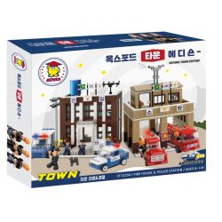 OXFORD ST33358 33358 non  PHÒNG CẢNH SÁT CHÁY VÀ CHỮA THỊ XÃ bộ đồ chơi xếp lắp ráp ghép mô hình Police TOWN FIRE & POLICE