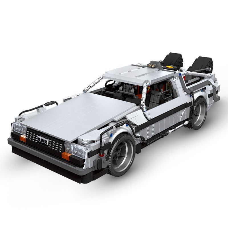 JIESTAR 92004 non  CỖ MÁY THỜI GIAN DELOREAN DMC-12 bộ đồ chơi xếp lắp ráp ghép mô hình RETURN TO THE FUTURE 2716 khối