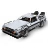 JIESTAR 92004 non  CỖ MÁY THỜI GIAN DELOREAN DMC-12 bộ đồ chơi xếp lắp ráp ghép mô hình RETURN TO THE FUTURE 2716 khối