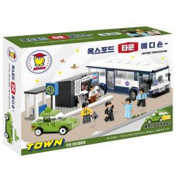 OXFORD ST33360 33360 non  BẾN XE THỊ XÃ bộ đồ chơi xếp lắp ráp ghép mô hình City TOWN BUS STOP Thành Phố 402 khối