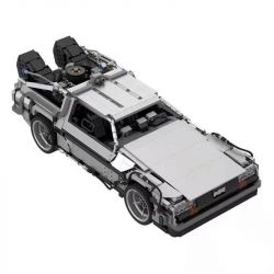 JIESTAR 92004 non  CỖ MÁY THỜI GIAN DELOREAN DMC-12 bộ đồ chơi xếp lắp ráp ghép mô hình RETURN TO THE FUTURE 2716 khối
